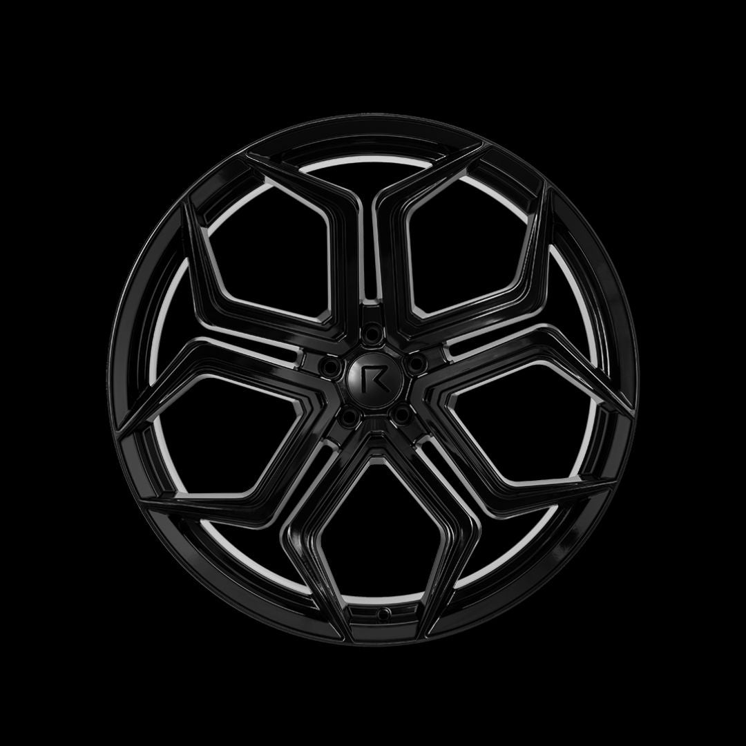 23 Inch Riviera RF7 Gloss Black Range Rover L460