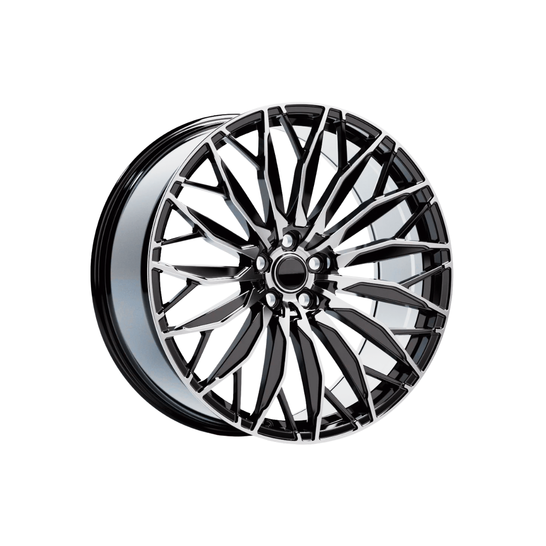 23" HZ2 Alloy Wheel (Set of 4) Black Polished