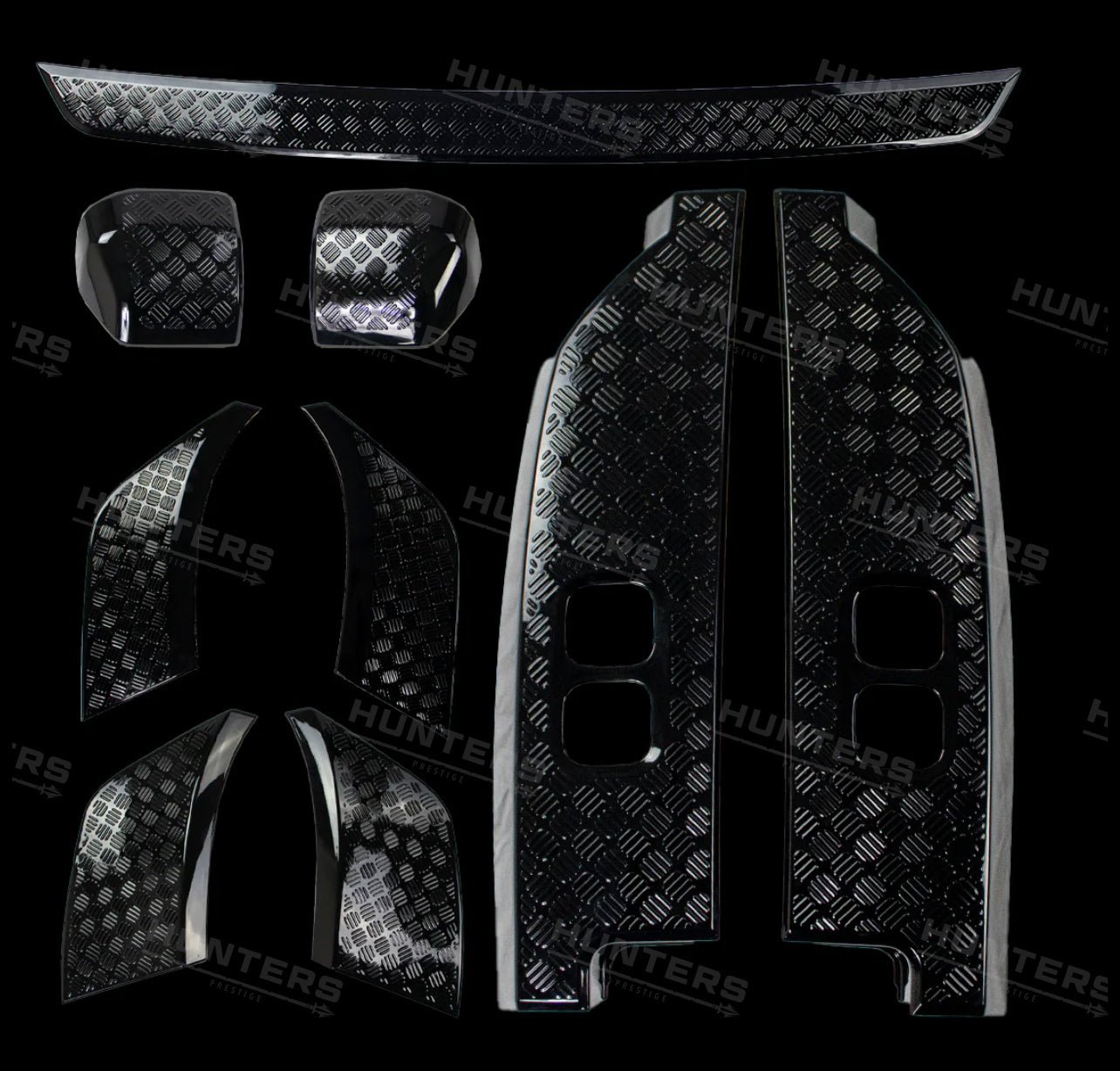 9-Piece Chequer Plate Exterior Kit