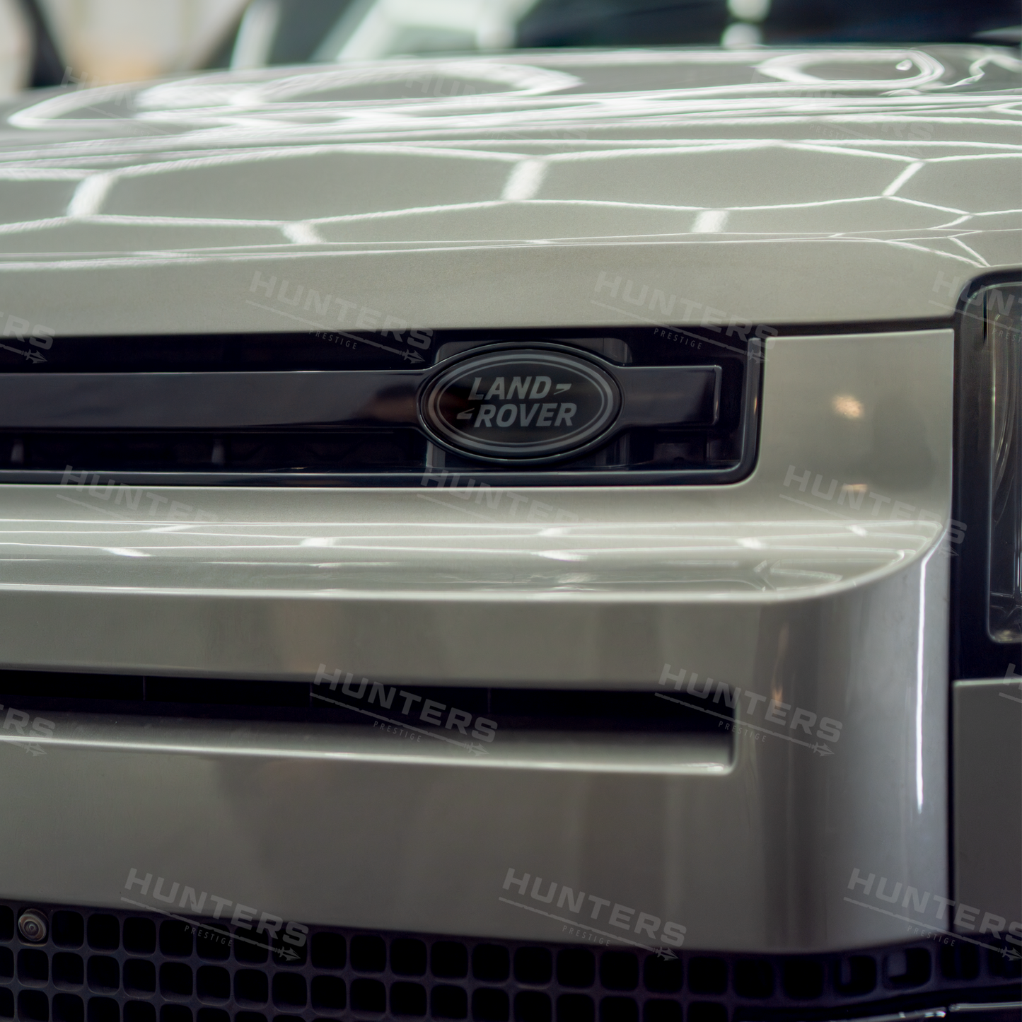 Genuine Land Rover Defender Front Black Badge