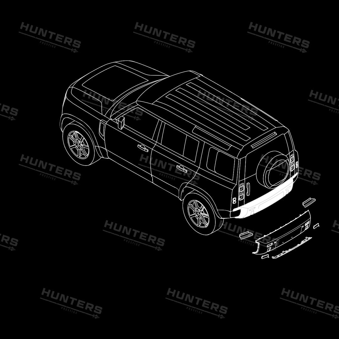 Front & Rear Gloss Black Bumper Pack