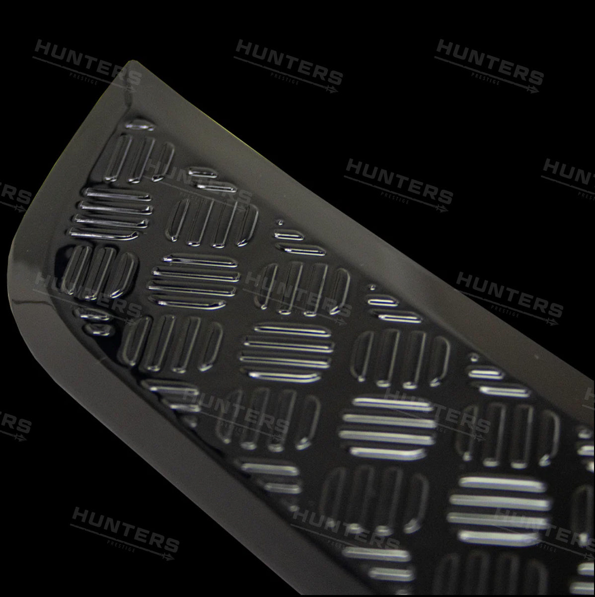 Chequer Plate Rear Bumper Scratch Protection Strip - V1