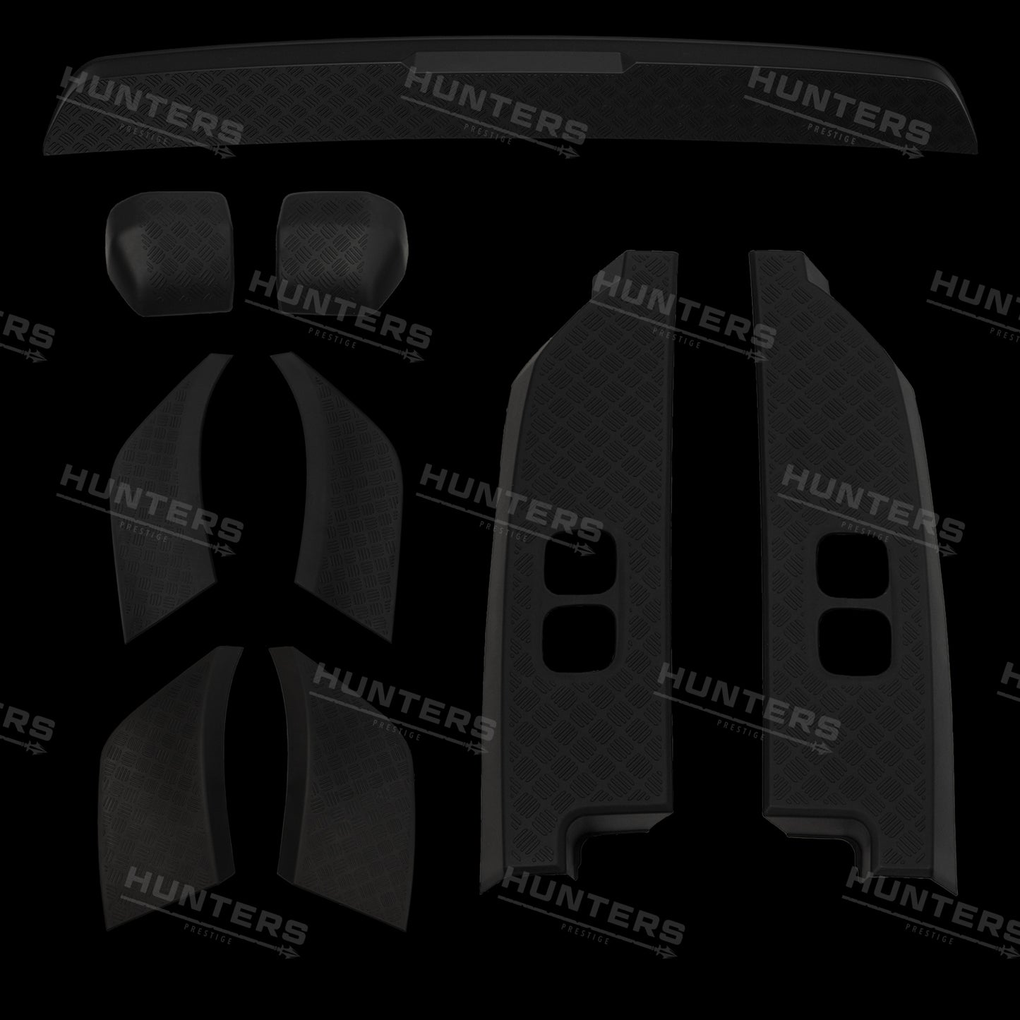 9-Piece Chequer Plate Exterior Kit