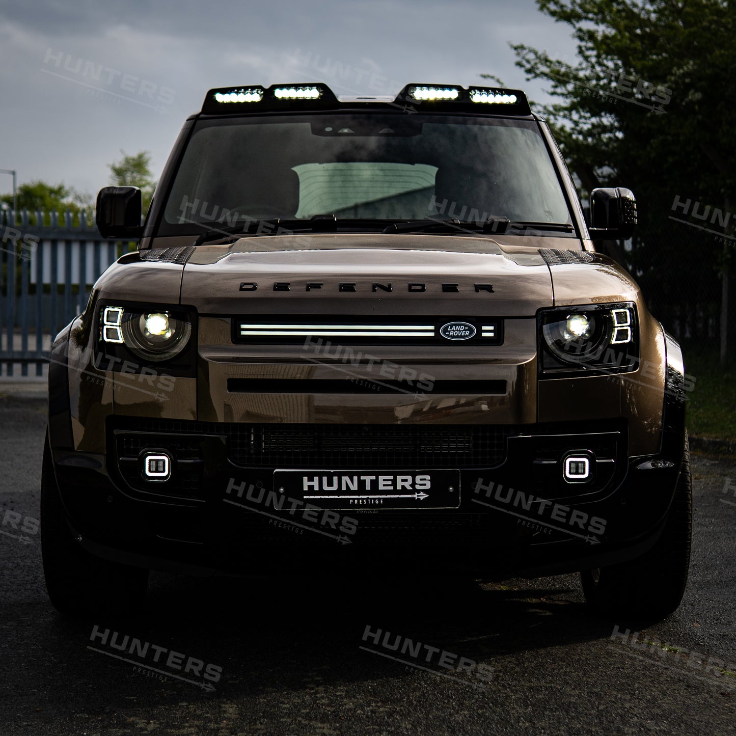 New Land Rover Defender L663 Square Fog Light DRL