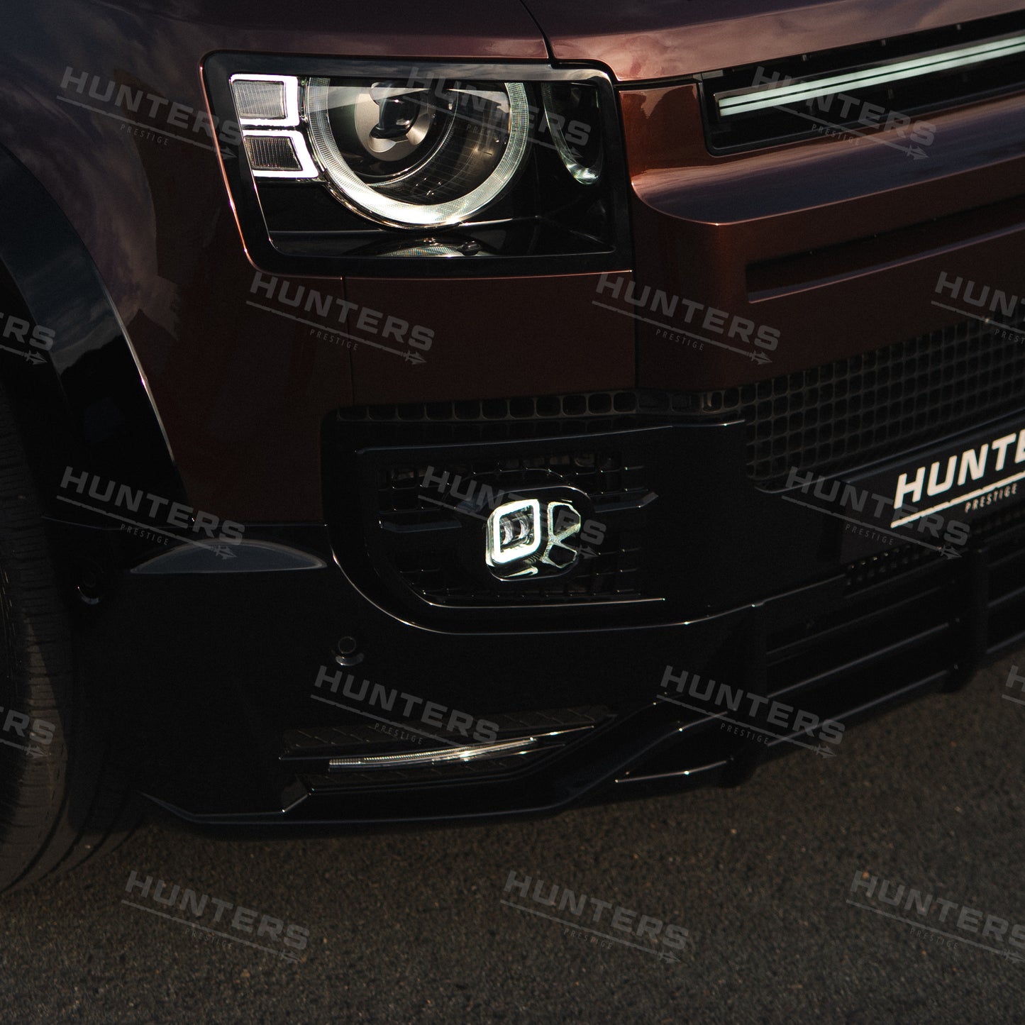 New Land Rover Defender L663 Square Fog Light DRL