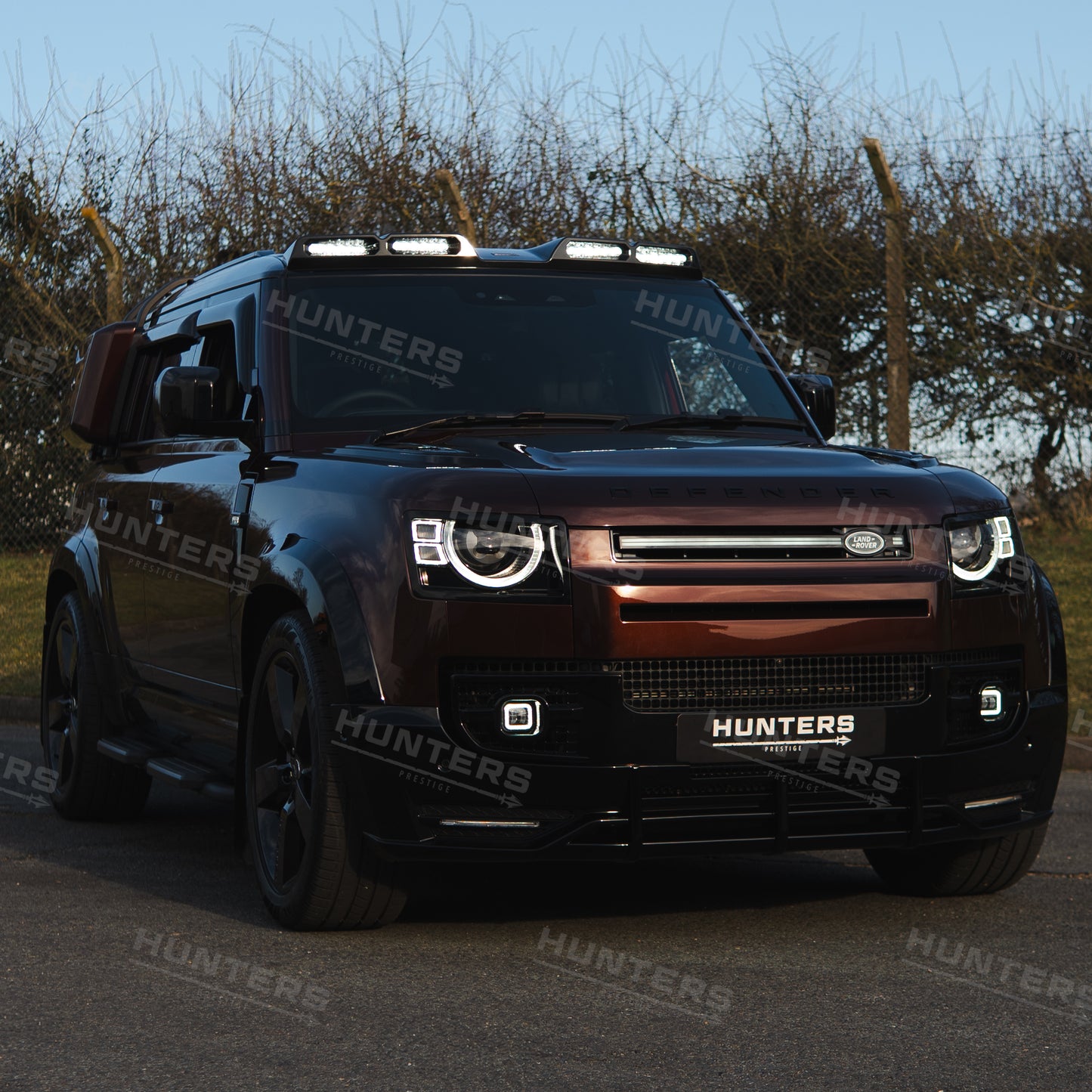New Land Rover Defender L663 Square Fog Light DRL
