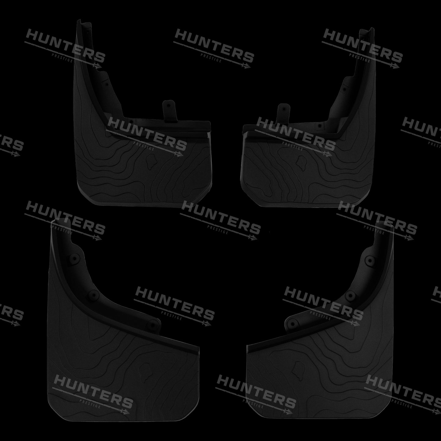 Topographic Front & Rear Mud Flap Kit