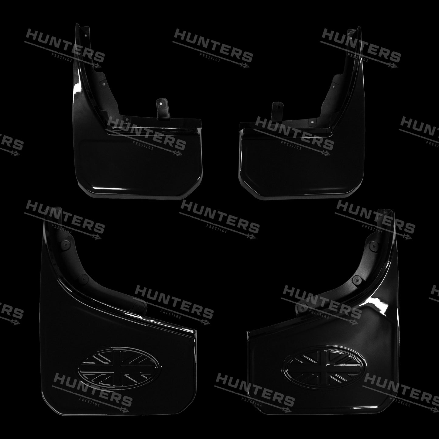 Front & Rear Union Jack Mud Flap Kit