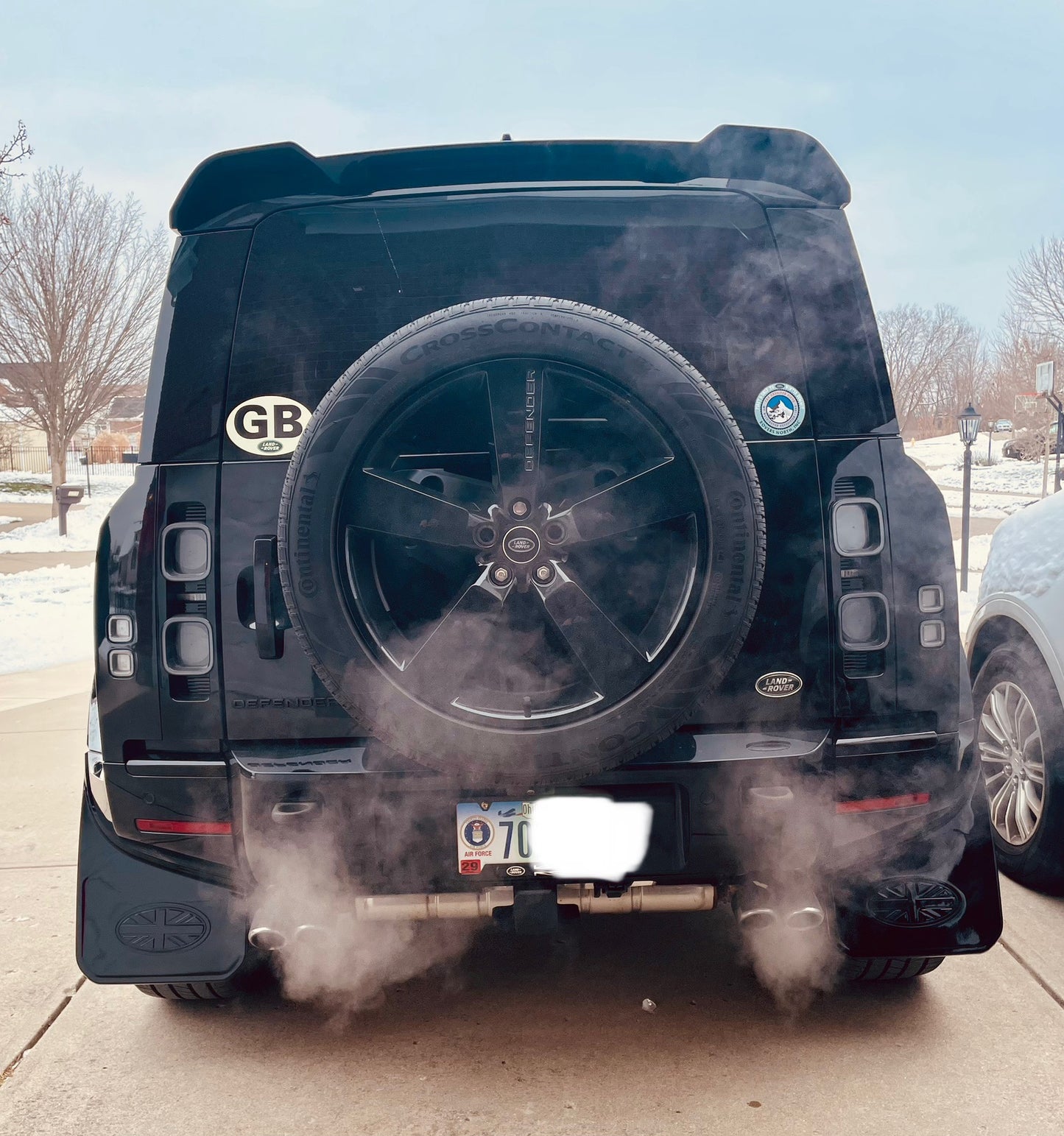 Front & Rear Union Jack Mud Flap Kit