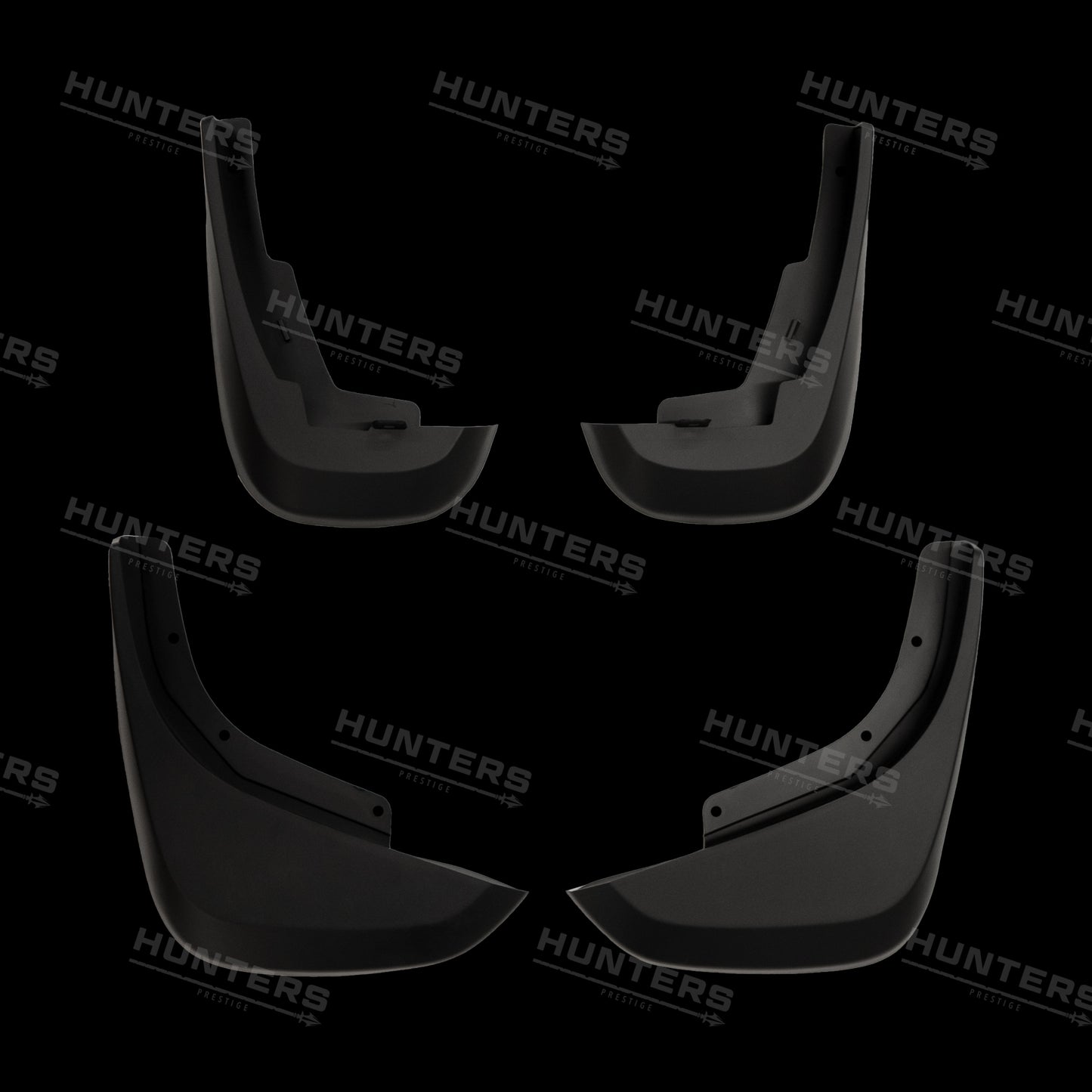 Front & Rear Modern Mud Flap Kit