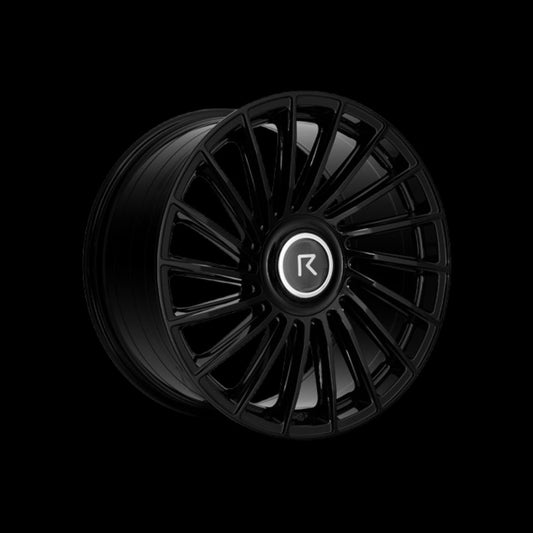 20 Inch Riviera RF8 Gloss Black (Set of 4)