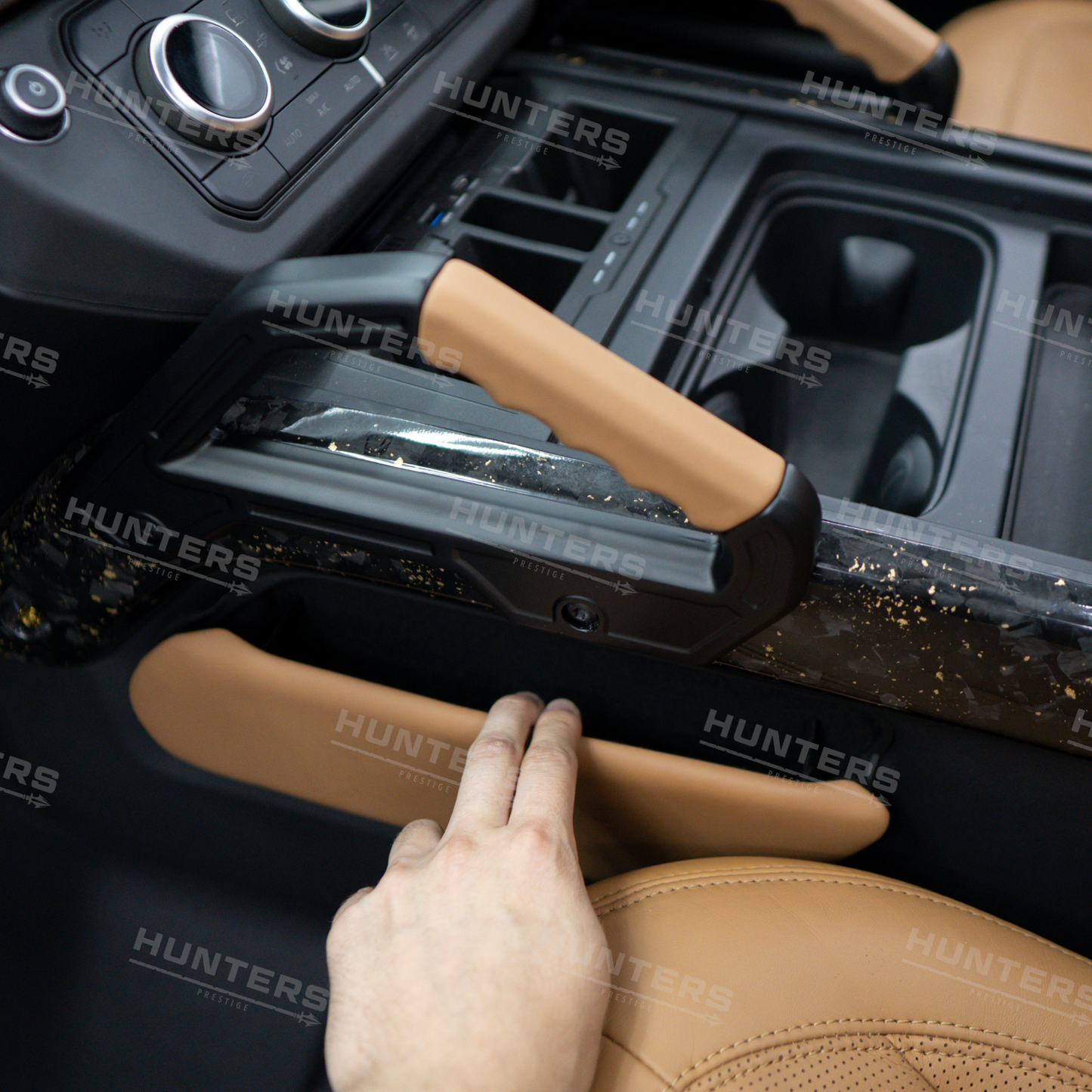 New Land Rover Defender L663 Centre Console Side Storage Pockets & Grab Handles