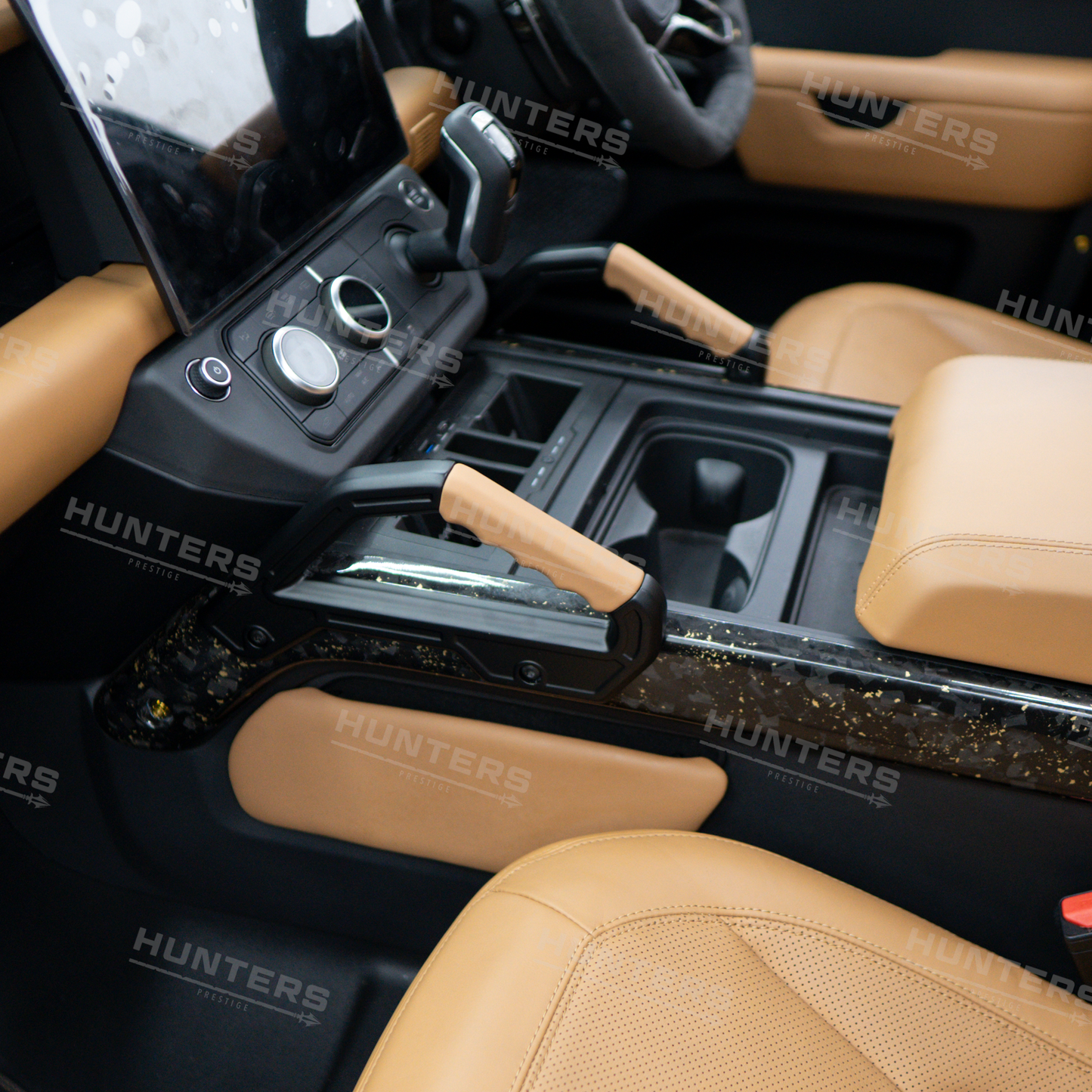 New Land Rover Defender L663 Centre Console Side Storage Pockets & Grab Handles