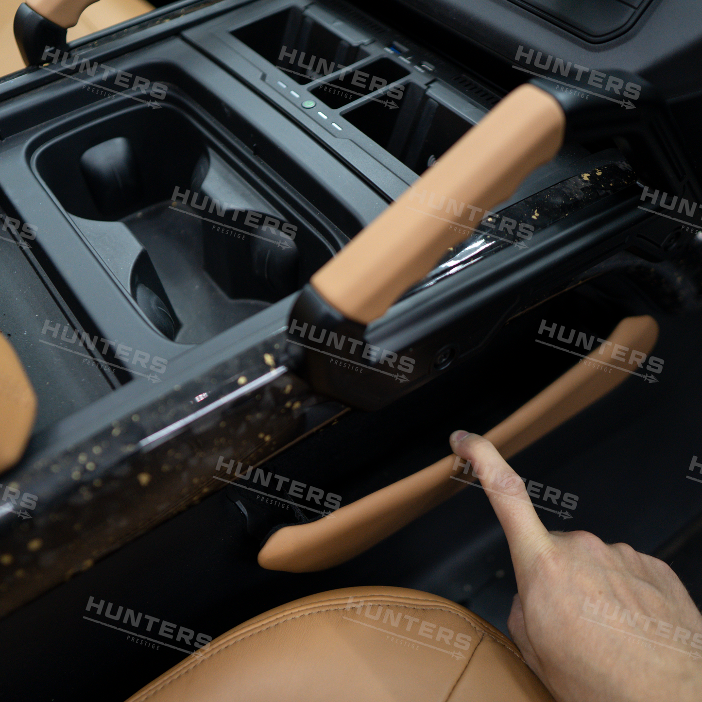 New Land Rover Defender L663 Centre Console Side Storage Pockets & Grab Handles