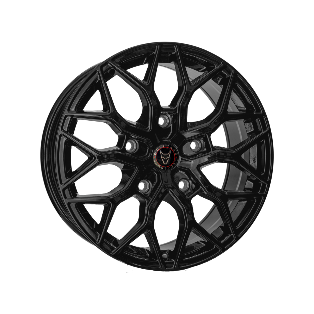 20" Wolfrace Eurosport Urban Racer Road Edition Gloss Black Alloy Wheel Set (Set of 4)