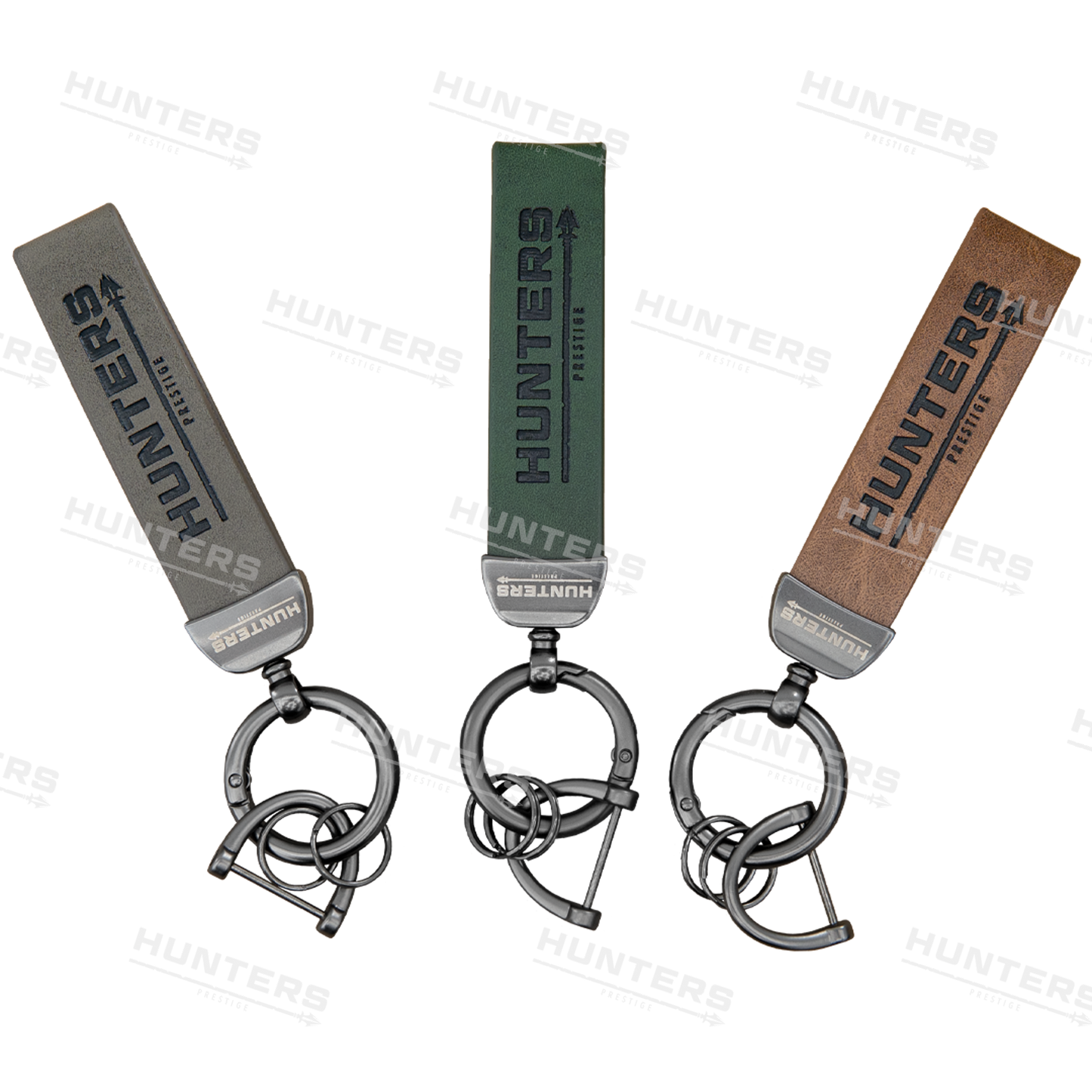 Hunters Prestige Faux Leather Keychain