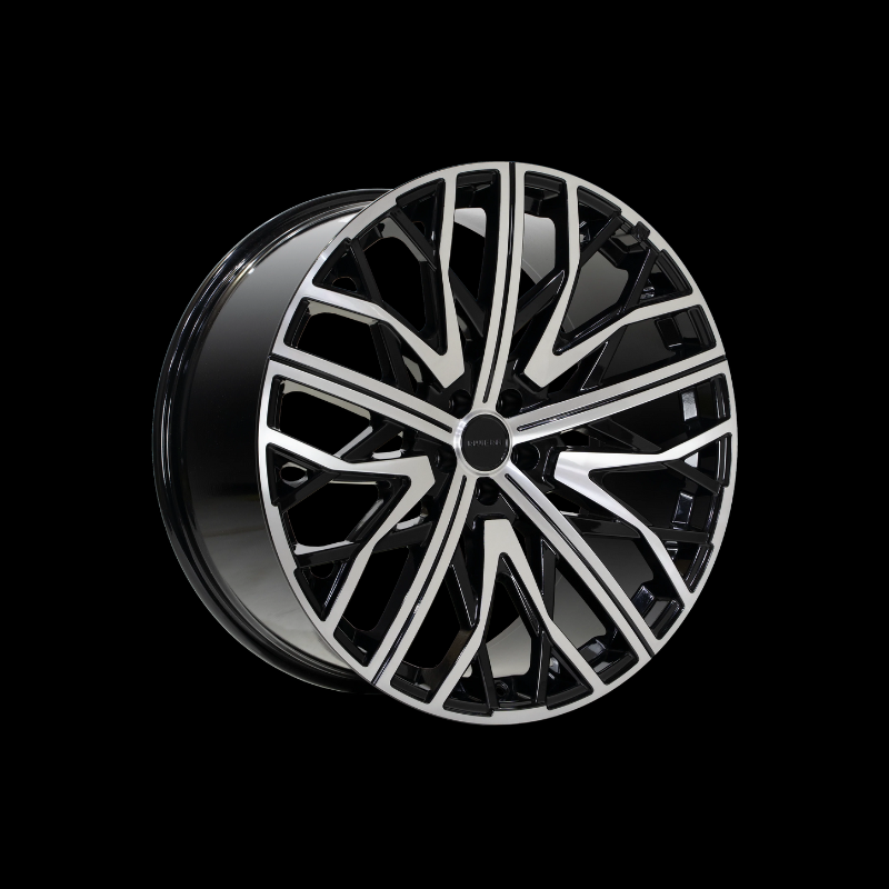 22 inch Riviera RV131 Black Polished Alloy Wheel (Set of 4)