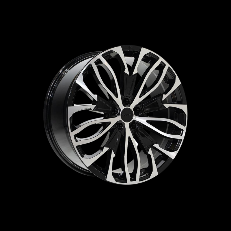 22 inch Riviera RV134 Black Polished Alloy Wheel (Set of 4) - House of Vulkan