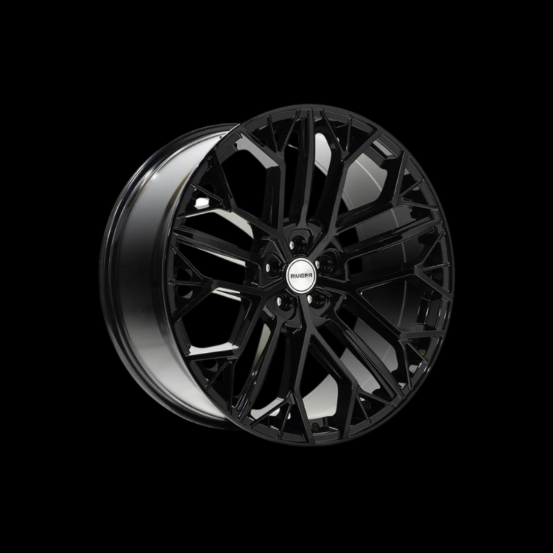 22 inch Riviera RV198 Gloss Black Alloy Wheel (Set of 4) - House of Vulkan