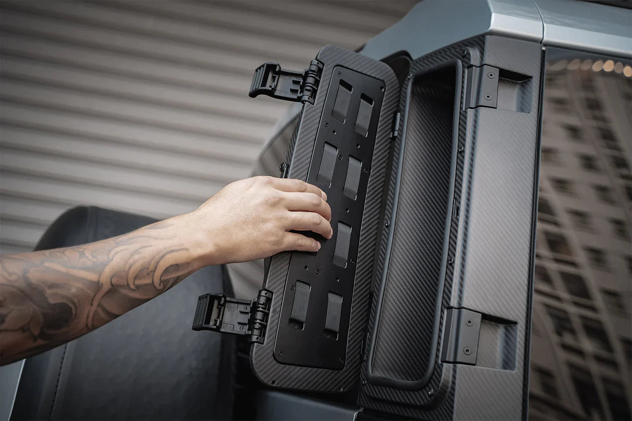 Plumb Dry Carbon Rear D-Pillar Storage Box (Pair)