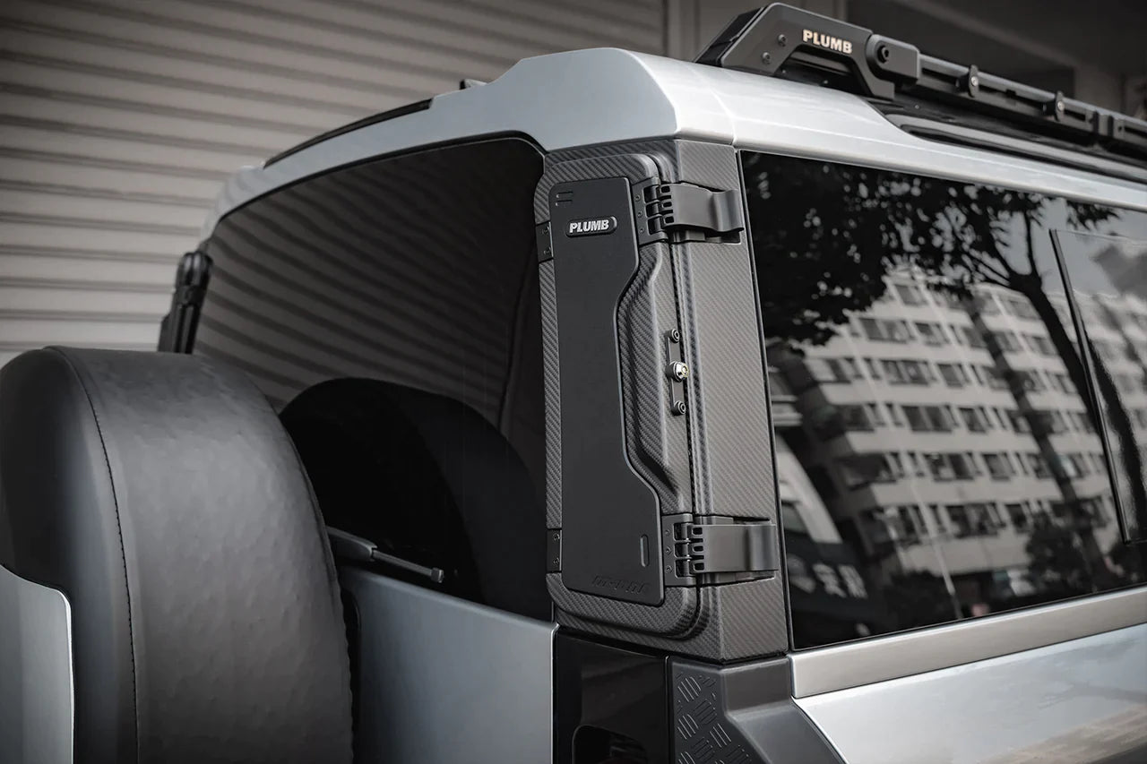 Plumb Dry Carbon Rear D-Pillar Storage Box (Pair)