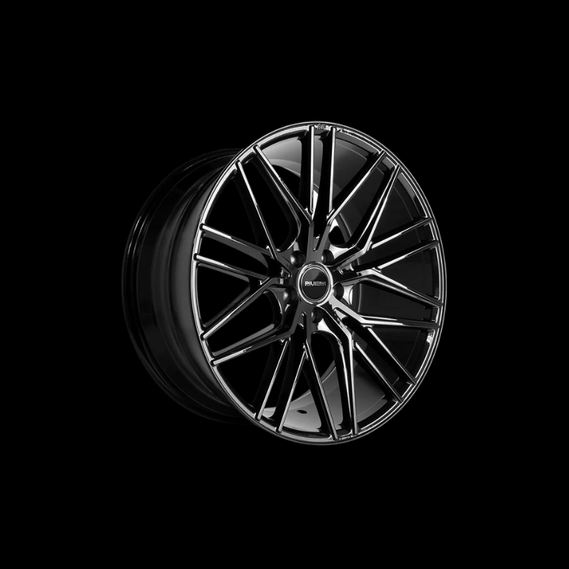 22 inch Riviera RV130 Gloss Black Alloy Wheel (Set of 4)