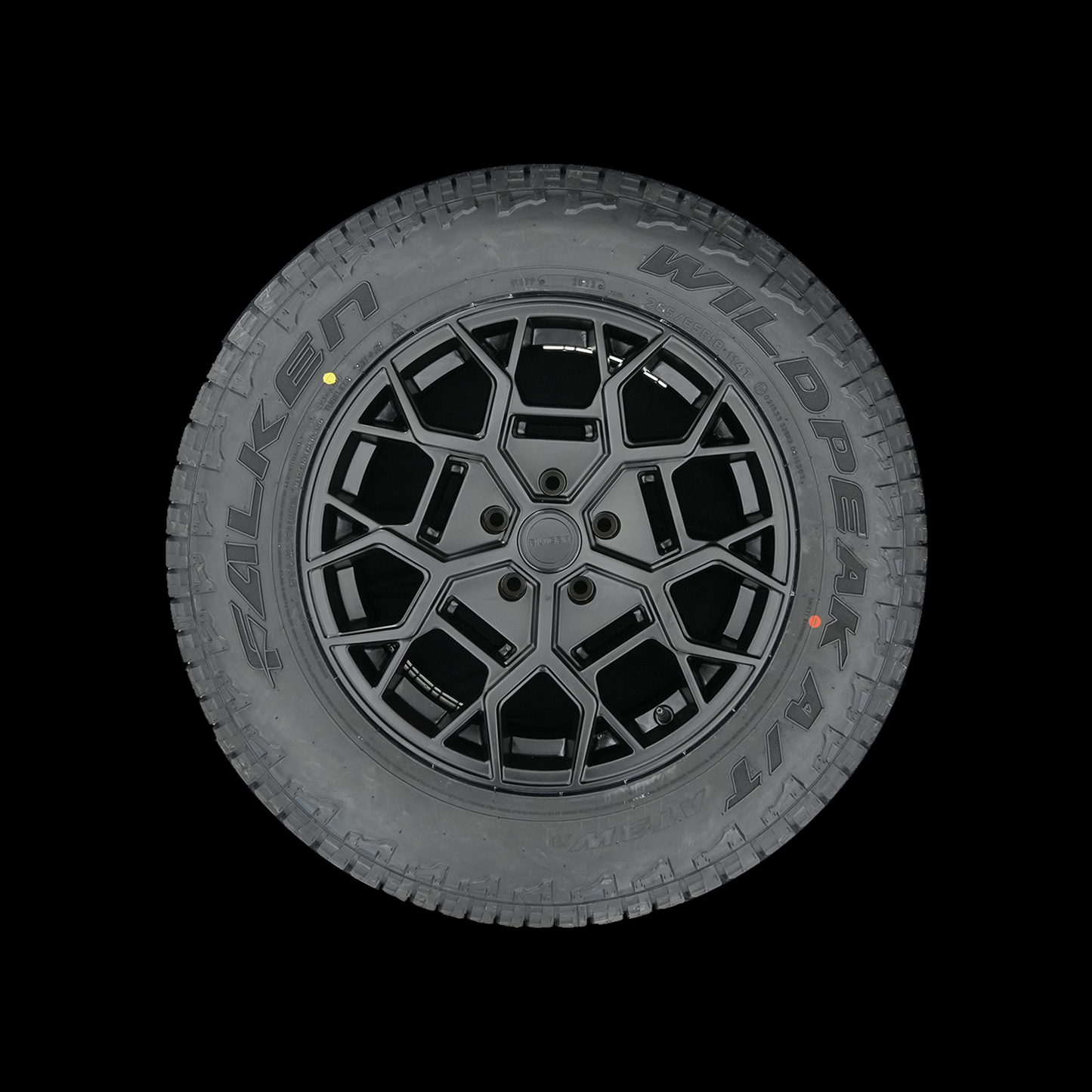18 inch Riviera RTX Satin Black Alloy Wheel (Set of 4)