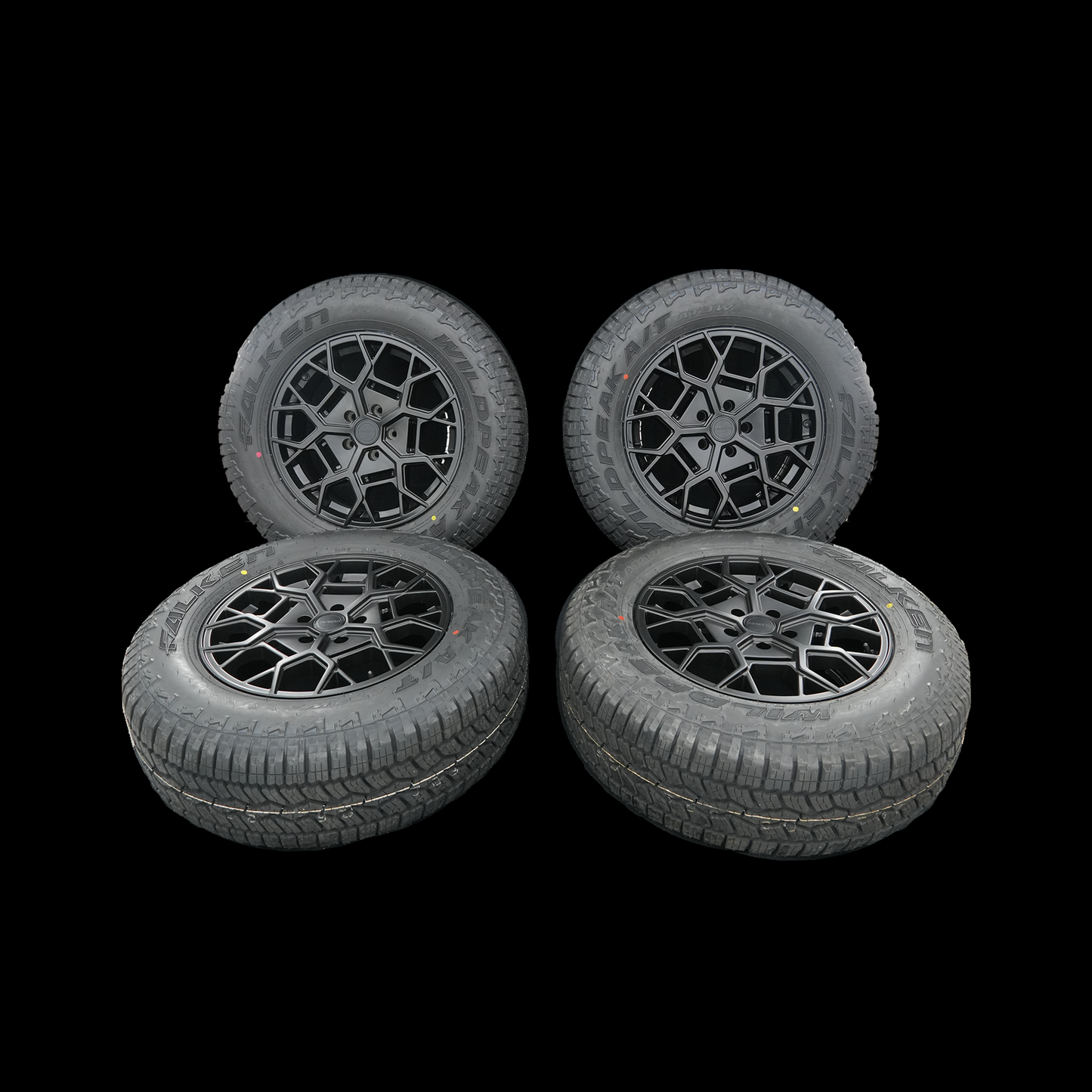 18 inch Riviera RTX Satin Black Alloy Wheel (Set of 4)