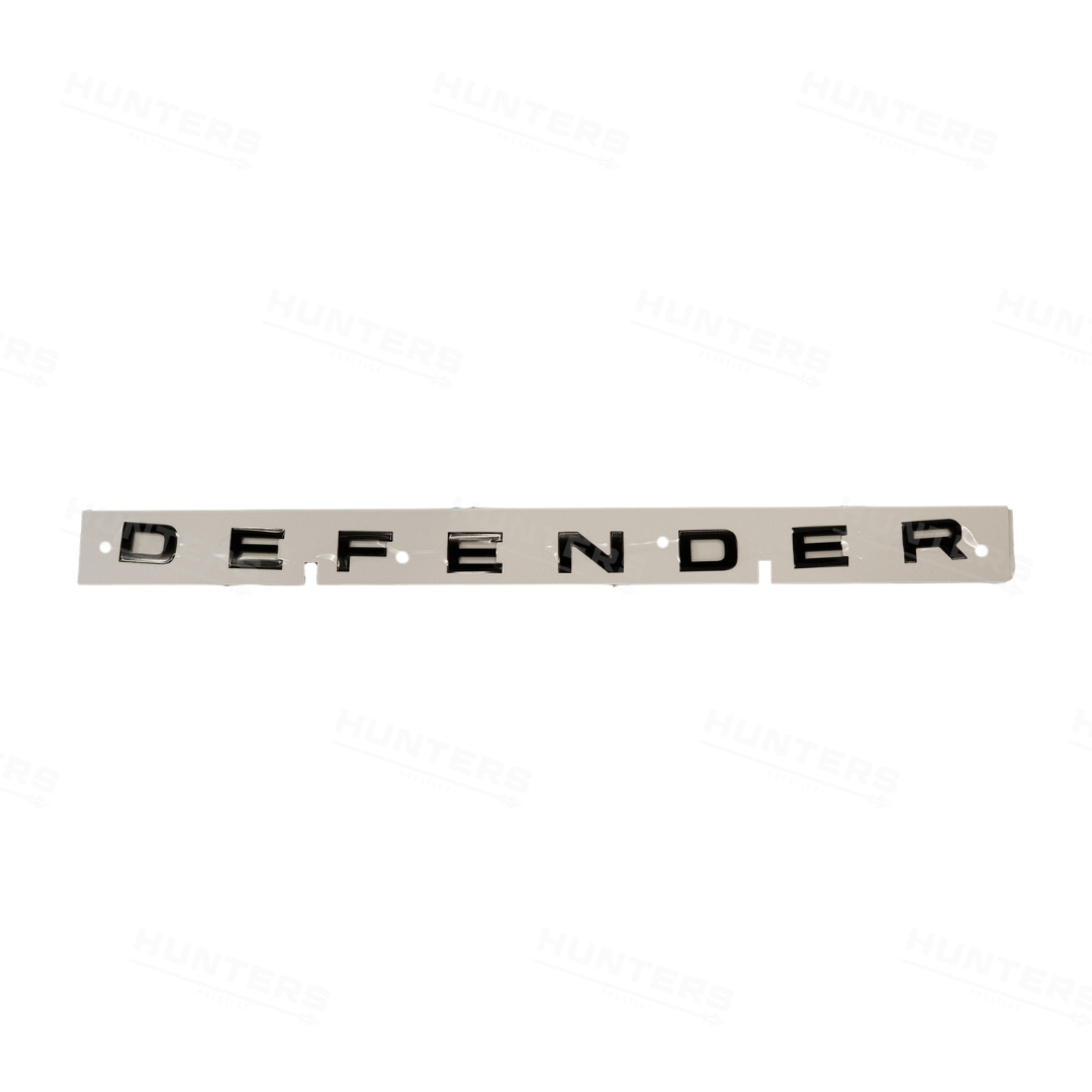 Genuine LR New Defender L663 Gloss Black Badges