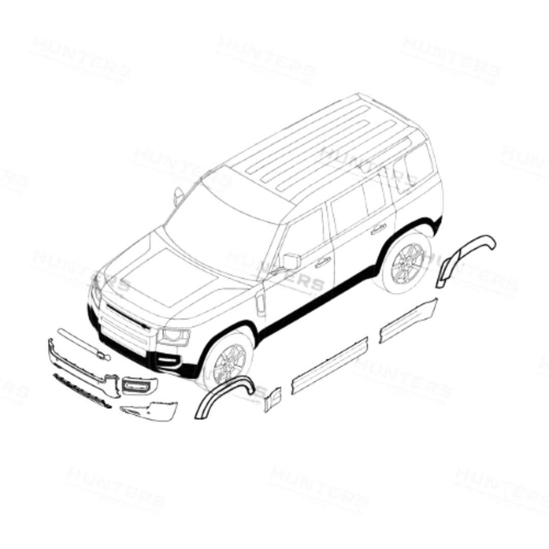 New Defender L663 Full Black Pack
