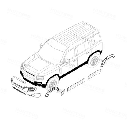 New Defender L663 Full Black Pack