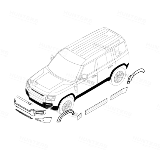 New Defender L663 Full Black Pack