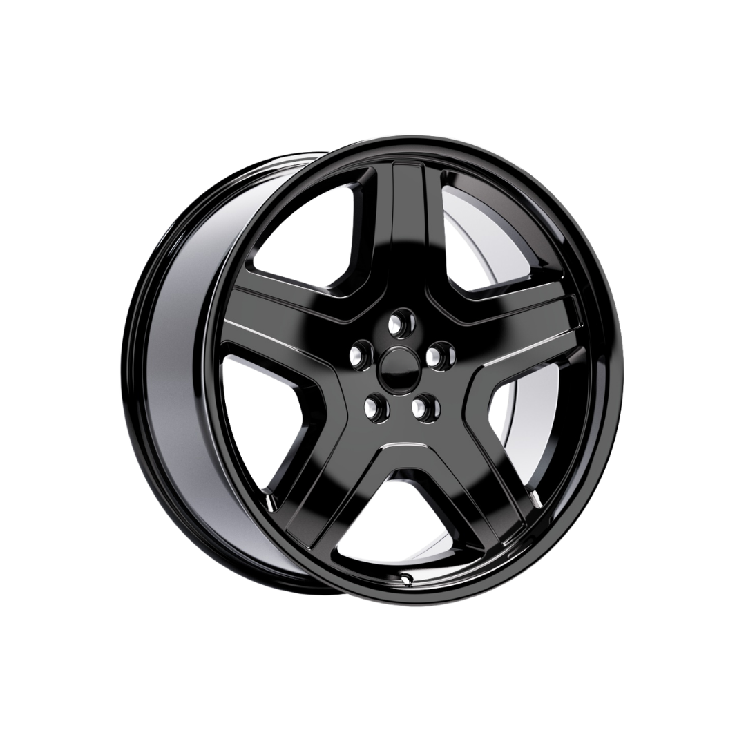 22" HD2 Alloy Wheel Set (Set of 4) Gloss Black