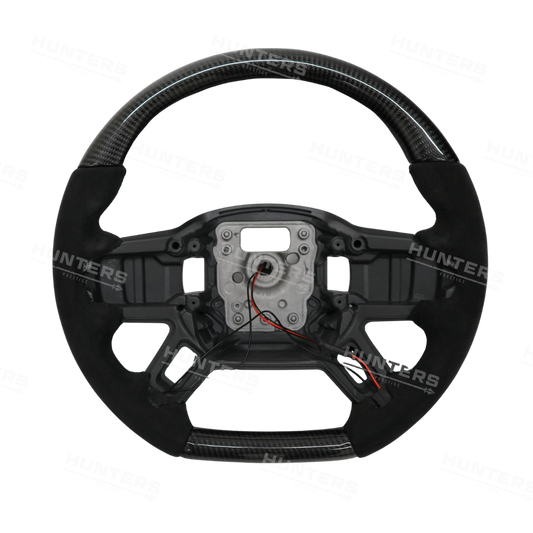 Sports Steering Wheel - Flat Bottom