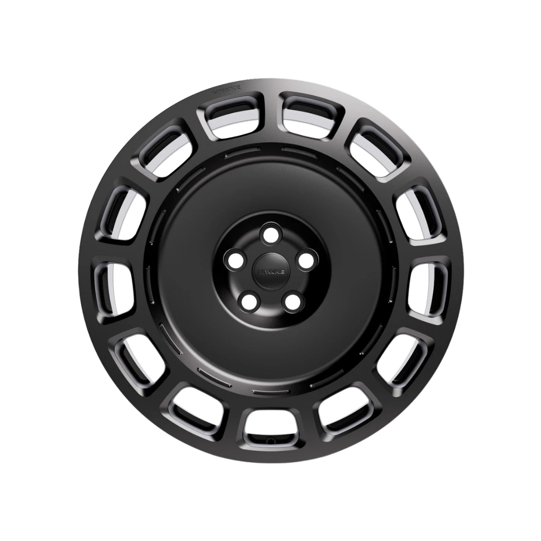 22" Hawke Octad Alloy Wheel Set (Set of 4) Matt Black