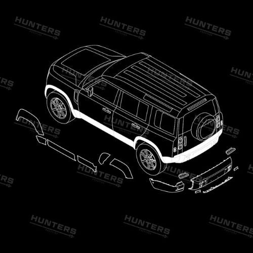 New Defender L663 Full Black Pack