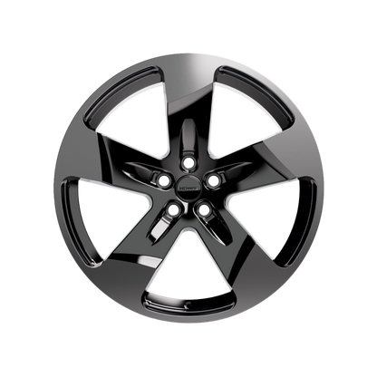 22" Hawke Five Tooth Alloy Wheel (Set of 4) Gloss Black