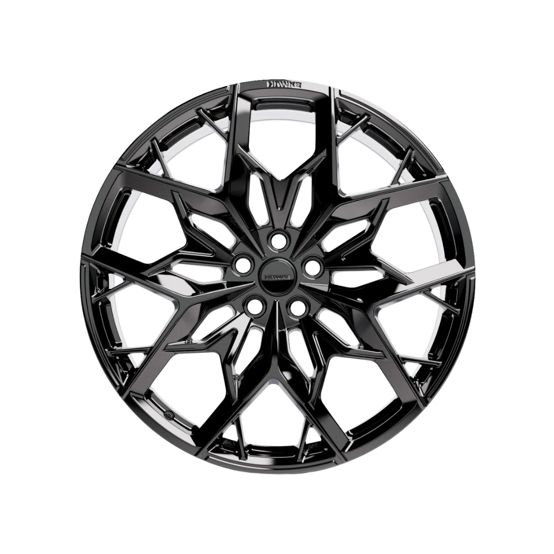 23" Hawke Vortex Alloy Wheel Set (Set of 4) Gloss Black