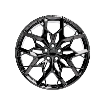 23" Hawke Vortex Alloy Wheel Set (Set of 4) Gloss Black