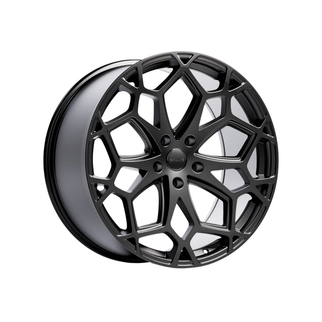 22" Hawke Astrid Alloy Wheel Set (Set of 4) Matt Black