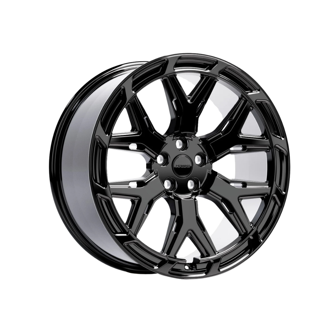 22" Hawke Havoc Alloy Wheel Set (Set of 4) Gloss Black