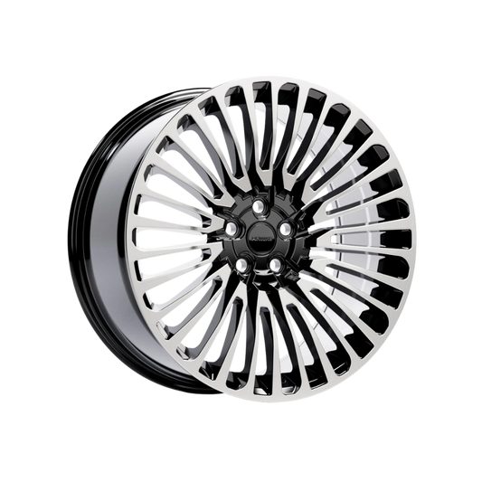 22" Hawke Sentry Alloy Wheel Set (Set of 4) Black Polished