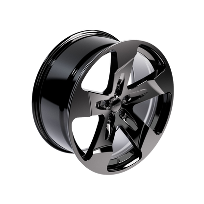 22" Hawke Five Tooth Alloy Wheel (Set of 4) Gloss Black