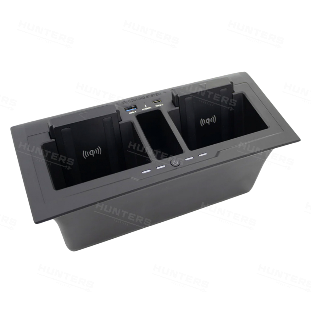 Centre Console Twin Wireless Charging Dock