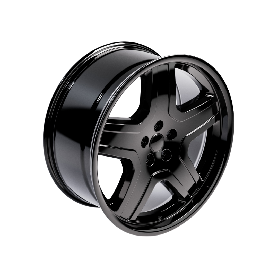 22" HD2 Alloy Wheel Set (Set of 4) Gloss Black