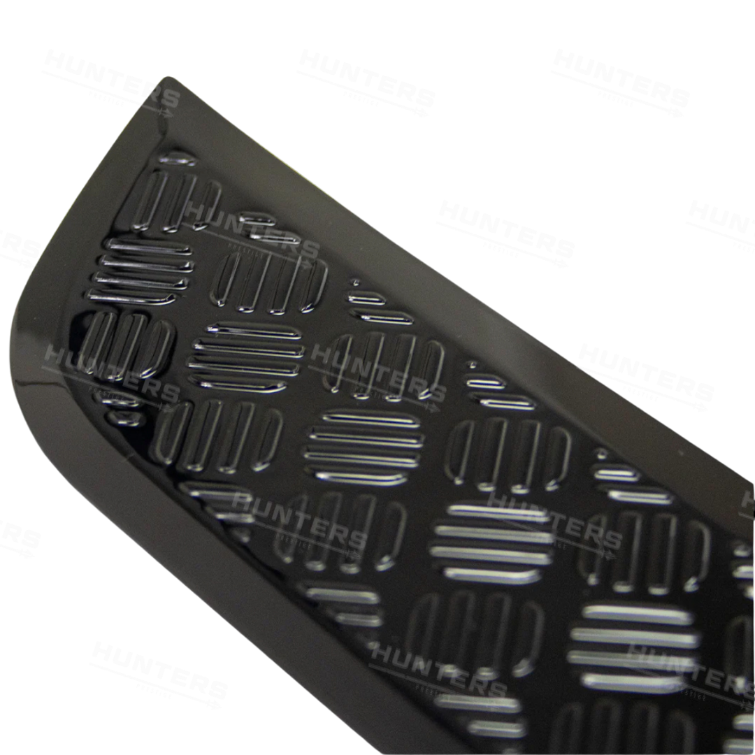 Chequer Plate Rear Bumper Scratch Protection Strip - V1
