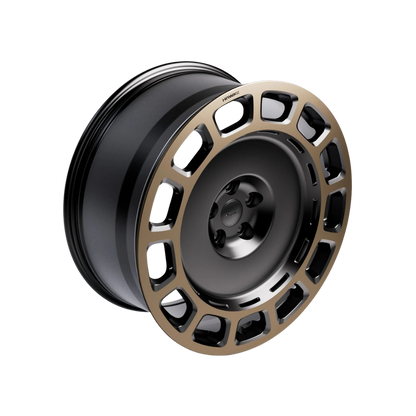 22" Hawke Octad Alloy Wheel Set (Set of 4) Matt Black and Bronze