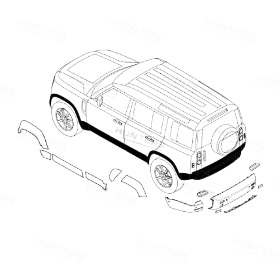 New Defender L663 Full Black Pack