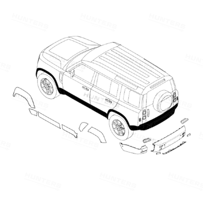New Defender L663 Full Black Pack