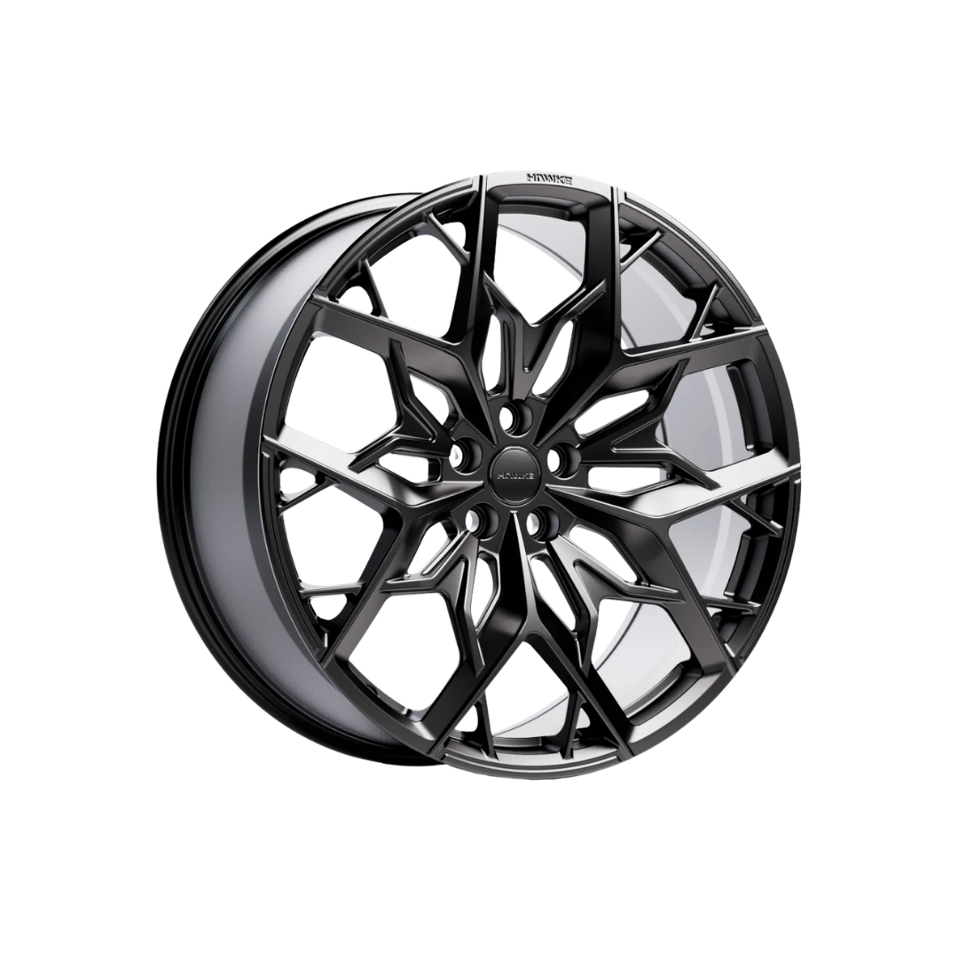 23" Hawke Vortex Alloy Wheel Set (Set of 4) Matt Black
